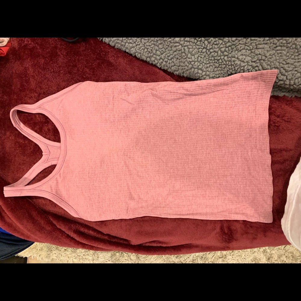 Lululemon pink tank size 4!